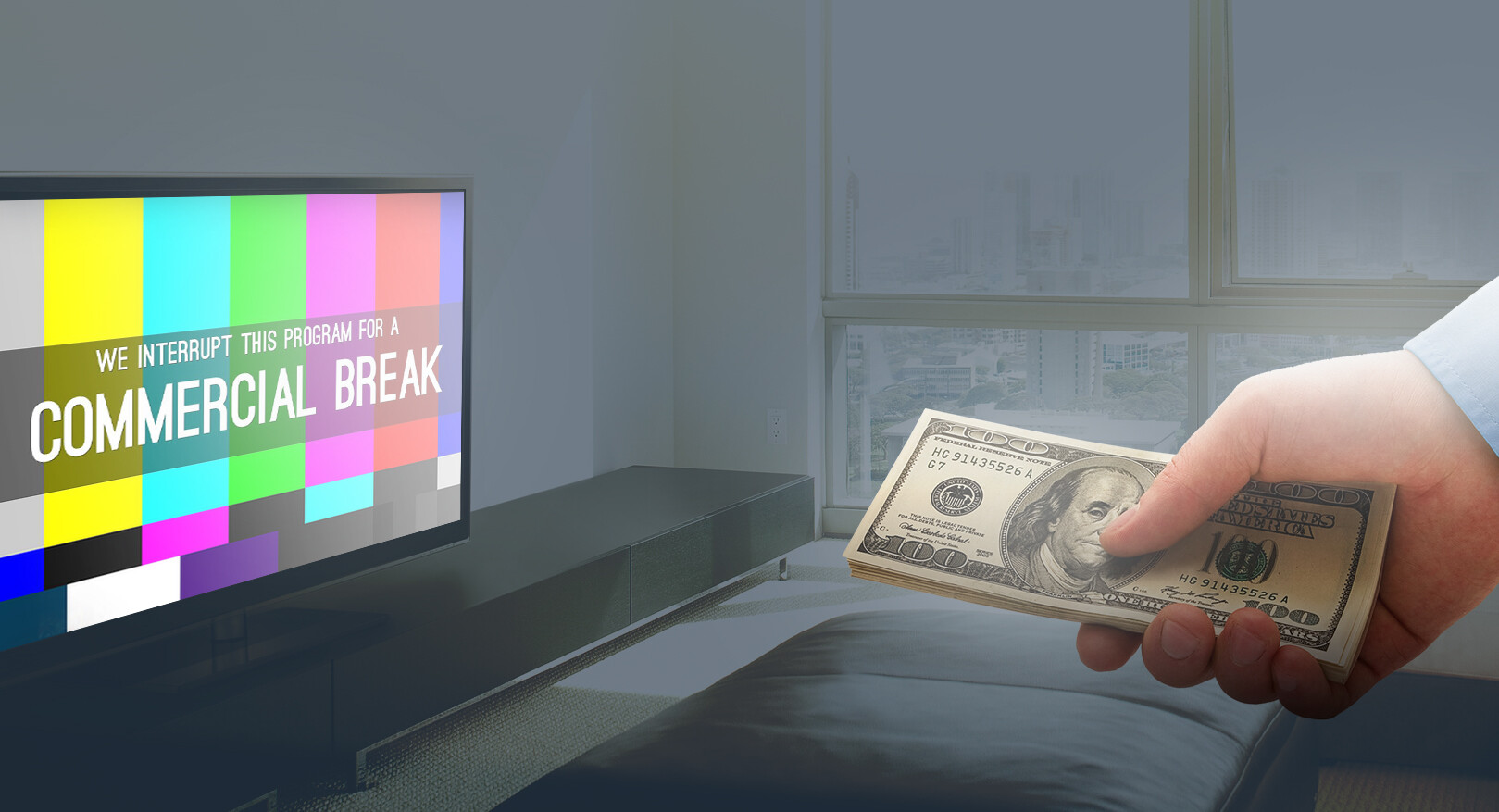 TV commercials - money remote