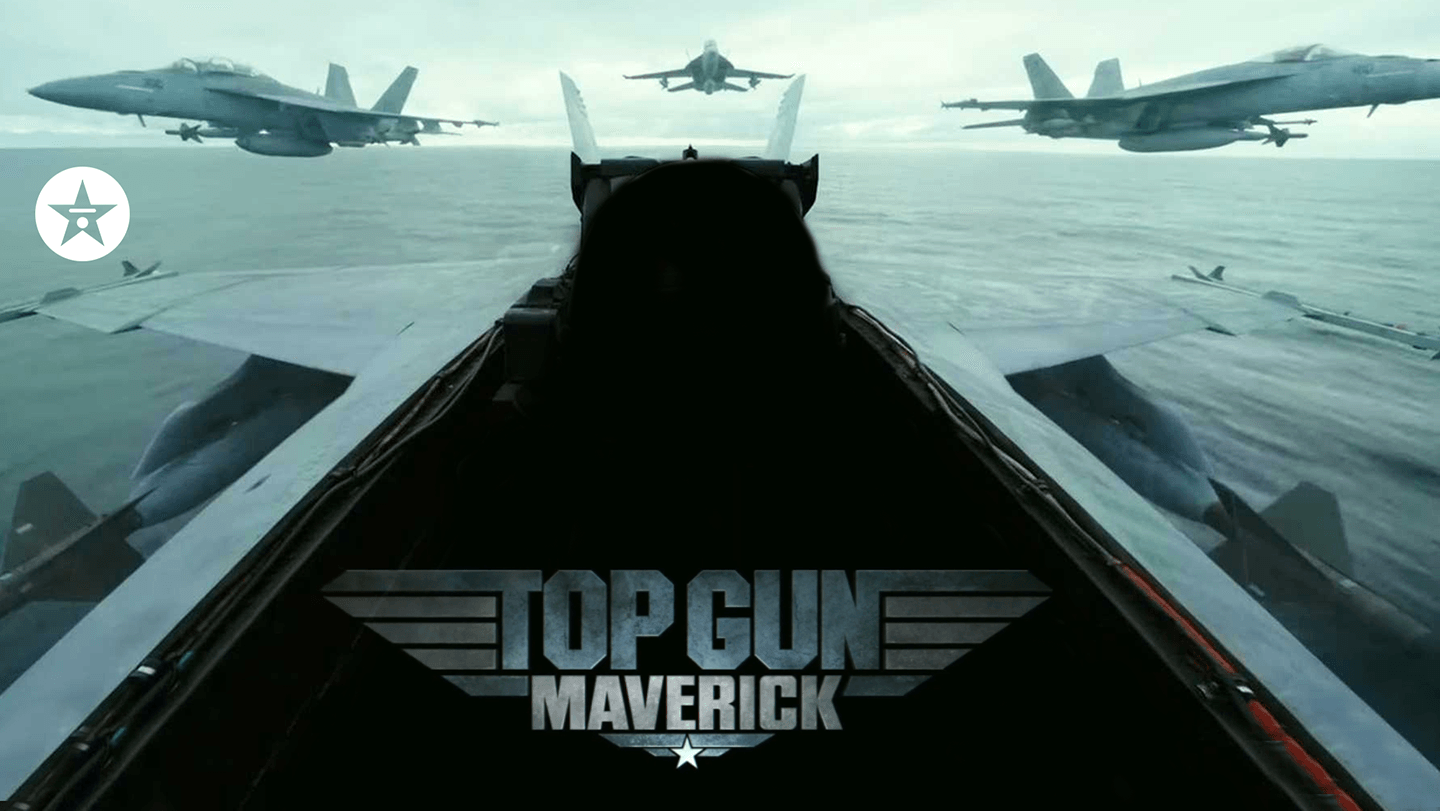 top gun zoom background