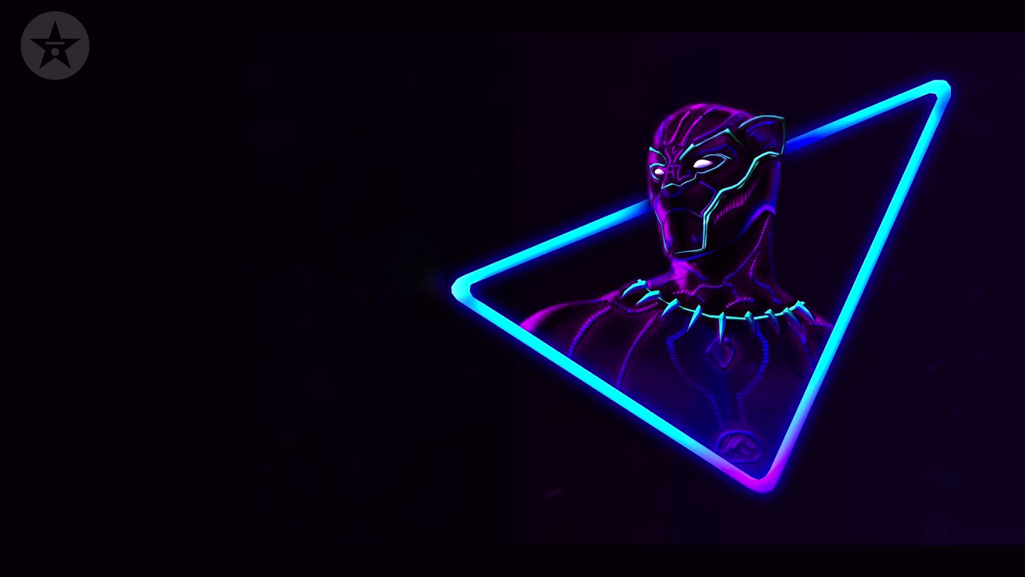 Black Panther electric background